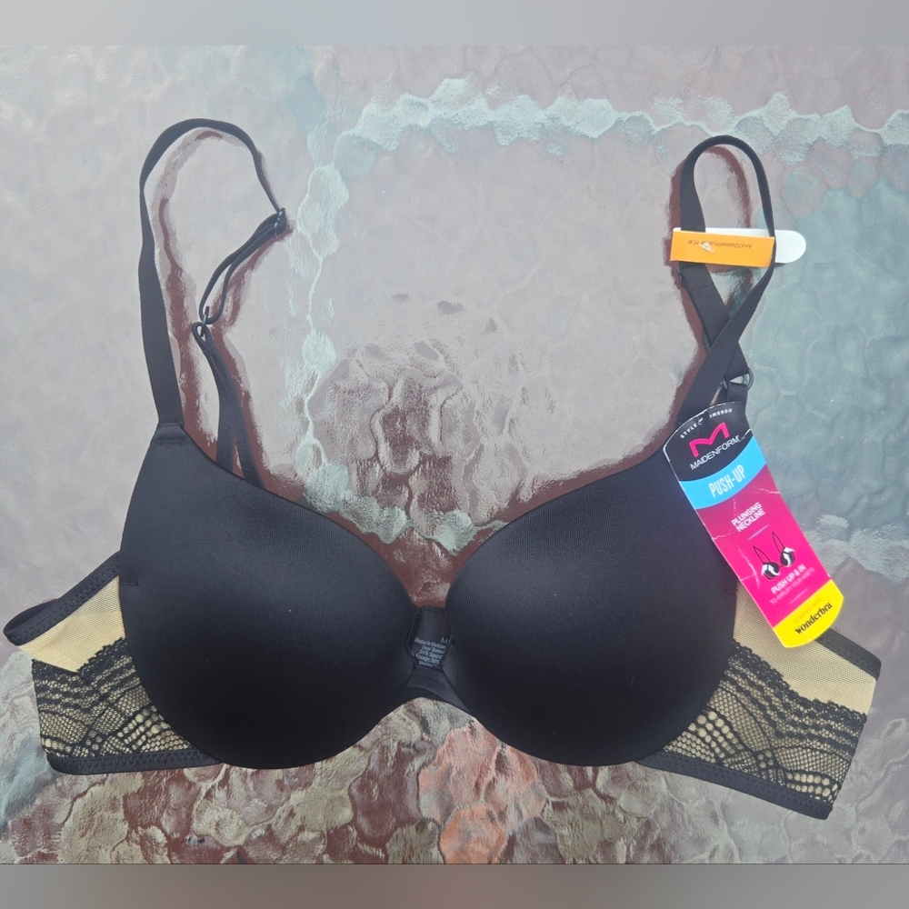 Maidenform- Demi-cup Push up Bra- Size 34A- DM9900- New With Tags